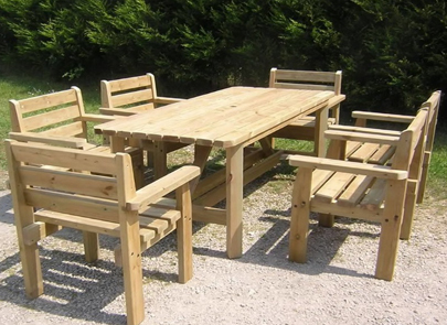 Садовая мебель из дерева